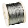Fune in acciaio inox dia 1-8mm 1.4406 V4A 5-250 metri 7x7 e fune in acciaio 7x19