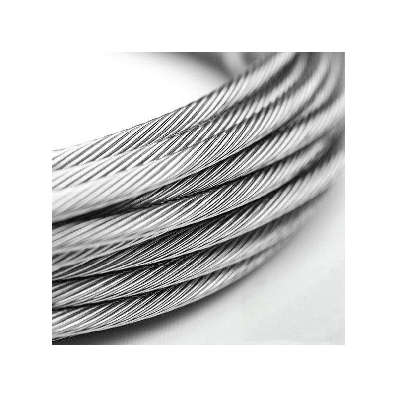 Fune in acciaio inox 1-8mm V4A 1.4401 316 7x7 e fune in acciaio 7x19 5-250 metri