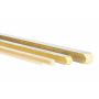 ottone ms58 quadrato 4x4mm – 20x20mm materiale pieno '2.0401