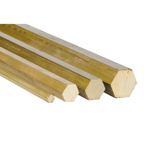 Esagono in ottone Ø5mm-40mm 6 kant 2.0401 CuZn33Pb3 Ms58 pieno materiale Evek GmbH - 1