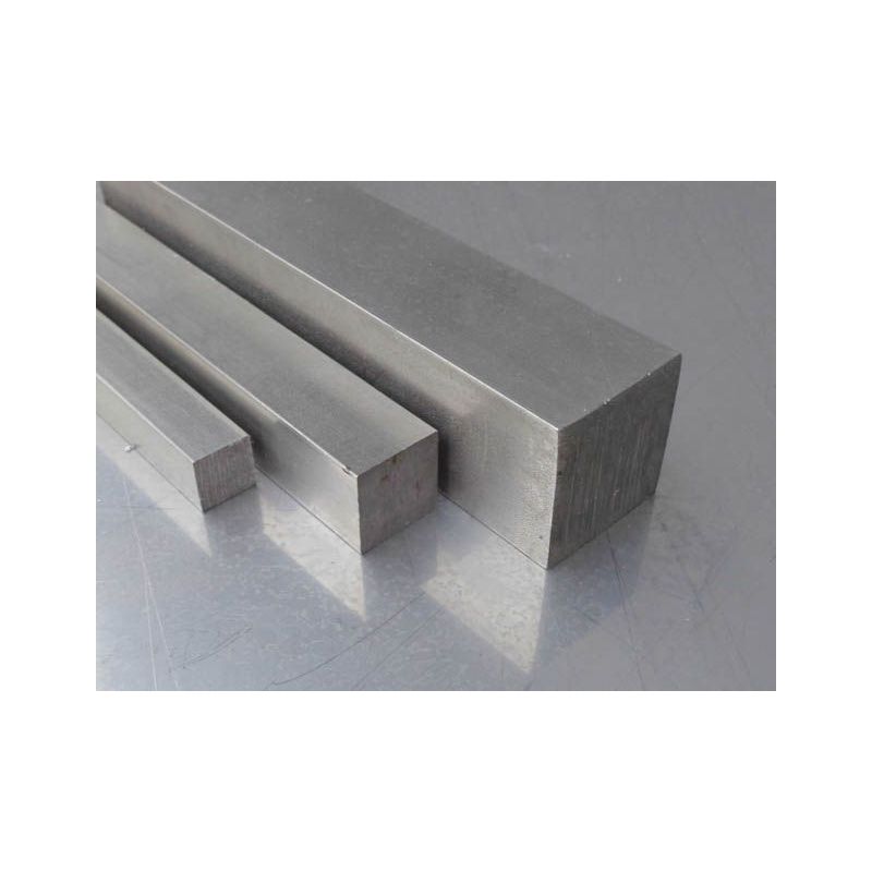 Barra quadra 4x4mm - 50x50mm acciaio inox 1.4301 barra quadra V2A squadra piena AISI 304 Evek GmbH - 1
