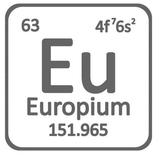 Europium Metal 99,99% metallo puro Eu 63 Element Metals Rari