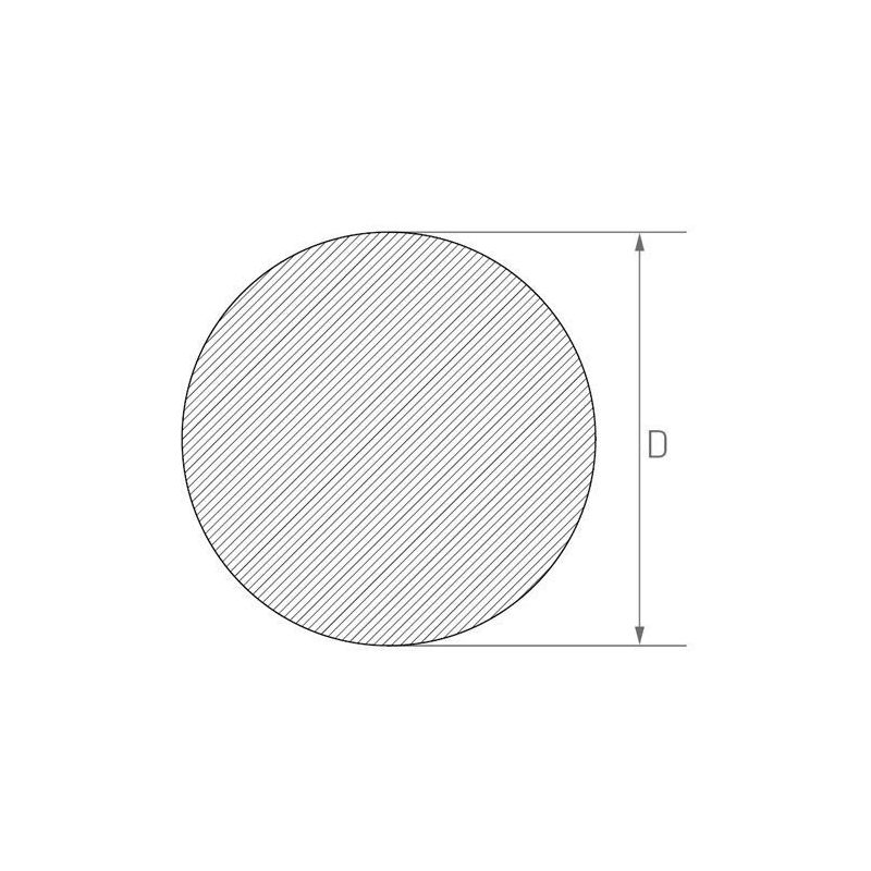 Barra in acciaio inox 3mm-625mm 1.4404 Barra tonda AISI 316L