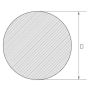 Barra in acciaio inox 10mm-240mm 1.4923+QT1 barra rotonda profilo acciaio rotondo materiale solido