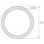 Tubo di rame morbido ricotto 1х0,2mm-3х0,5mm Cu-DHP/CW024A in anello 2,1990