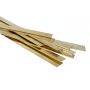 Striscia di lamiera d'ottone barra piatta 30x2mm-90x6mm strisce tagliate su misura
