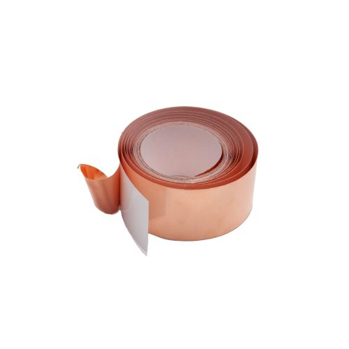 Nastro adesivo in rame 0,025x5mm - 0,07x50mm Nastro schermante autoadesivo anti-schiacciamento 1-25 metri