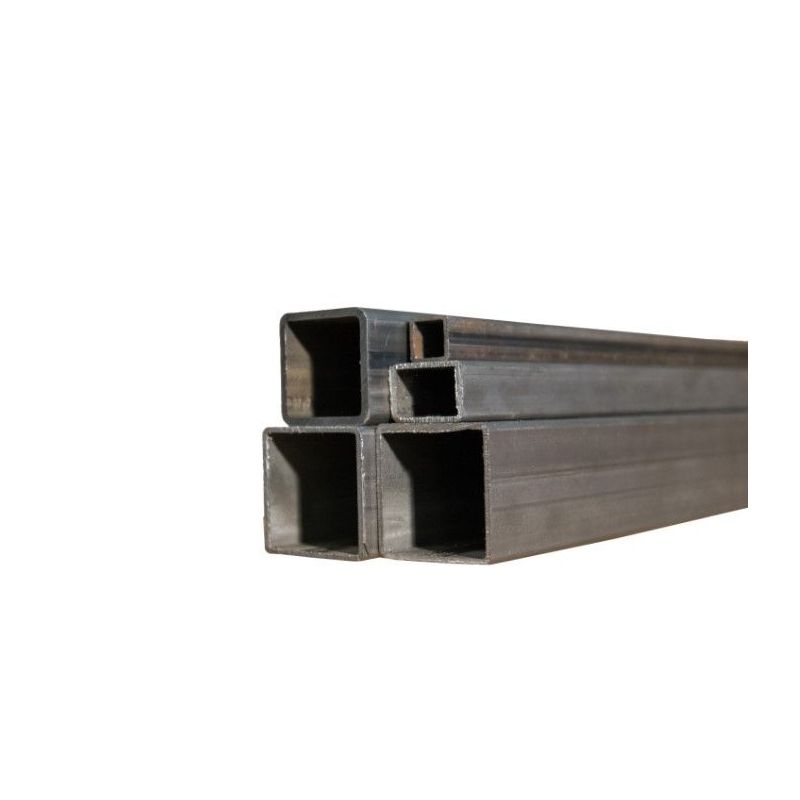 Tubo quadrato Tubo d'acciaio Profilo cavo Tubo quadrato d'acciaio da 20x20x2 a 80x80x3