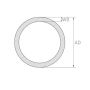 Tubo di titanio grado 5 rotondo 8-15mm 3.7165 classe 5 tubo dimensione 5 anti-acido