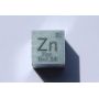 Cubo di zinco metallico Zn 10x10mm lucidato cubo di purezza 99,99%