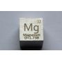 Cubo di magnesio Mg metal 10x10mm lucidato cubo di purezza 99,95%