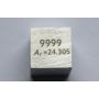 Cubo di magnesio Mg metal 10x10mm lucidato cubo di purezza 99,95%