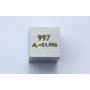 Cubo di metallo cromo Cr 10x10mm lucidato cubo di purezza 99,7%