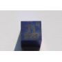 Cubo di titanio Ti anodizzato blu 10x10mm lucidato Purezza 99,5% Cubo di titanio