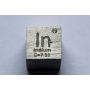 Indium In cubo di metallo 10x10mm lucidato Cubo di purezza 99,995%