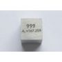Cubo di metallo Erbium Er 10x10 mm lucidato cubo di purezza 99,9%
