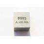 Niobio Nb metallo cubo 10x10mm lucidato 99,95% purezza Cubo di niobio