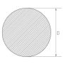 Acciaio 09g2s Asta 1-360mm Asta rotonda Materiale tondo Gost