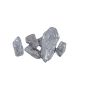 Cromo metallo Cr 99% puro Elemento metallico 24 pepite 10 kg Cromo