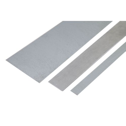 Barra piatta in acciaio zincato 0,5x20mm-6x90mm strisce di lamiera tagliate a misura strisce